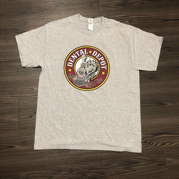 Gildan Other - Men’s Grey Dental Depot Graphic Tee